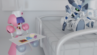 メダロットをblenderで作ってみたその19（セントナース）